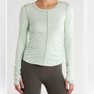 FP Movement by Free People Light Green Long Sleeve Top